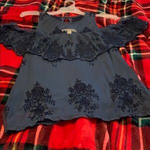 Navy blue blouse